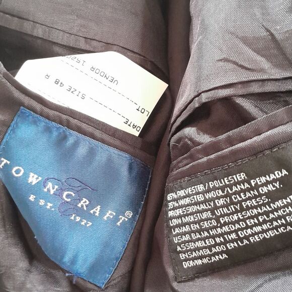 Towncraft 35% Worsted Wool blend pantsuit - Picture 5 of 16